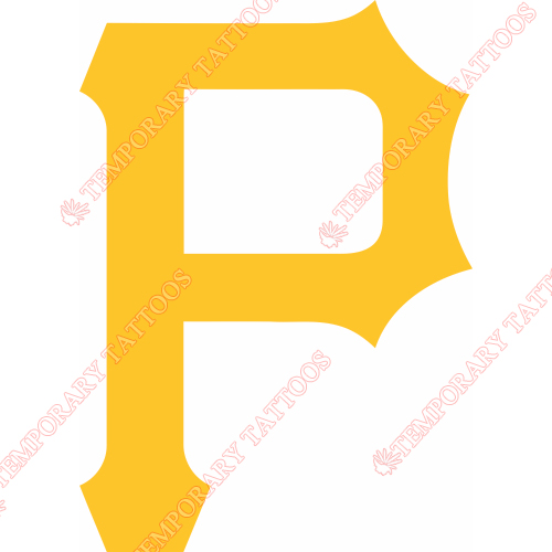 Pittsburgh Pirates Customize Temporary Tattoos Stickers NO.1827